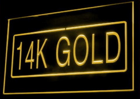 14K Gold Shop LED Neon Sign